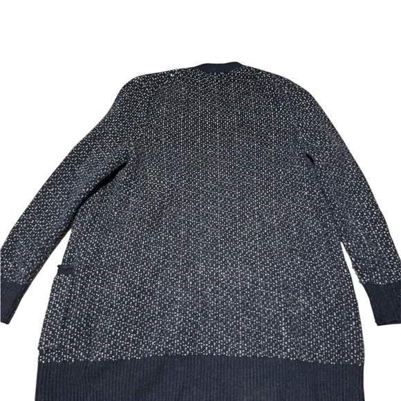 Madewell Navy and White Knit Cardigan - Picture 4 of 5